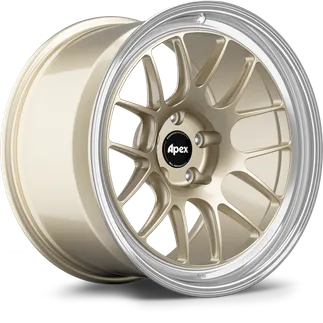 Apex ML-7RT Wheel 19x12 ET46 (5x130 / 71.6) - Machined Lip - Gloss Motorsport Gold